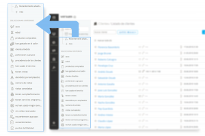Filtros de clientes Versum